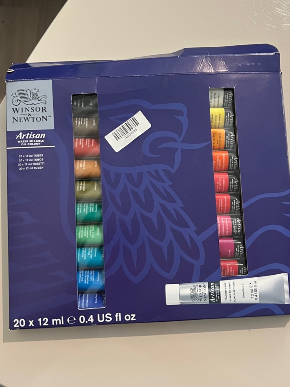 Artisan Assorted Paint Set — Blue, Green, Red, Yellow, Orange, Pink, Brown, Gray